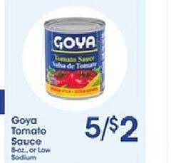 Price Rite Goya Tomato Sauce offer