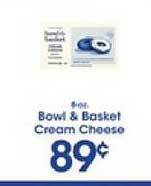Price Rite Bowl & Basket Cream Cheese offer