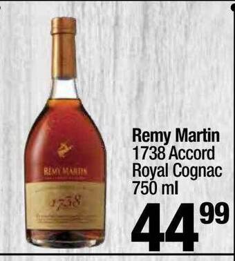 Super King Markets Remy Martin 1738 Accord Royal Cognac offer