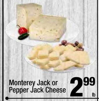 Super King Markets Monterey Jack Or Pepper Jack Cheese offer