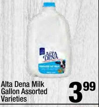 Super King Markets Alta Dena Milk Gallon Assorted Varieties offer
