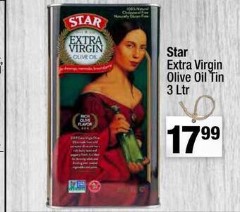 Super King Markets Star Extra Virgin Olive Oil Tin offer