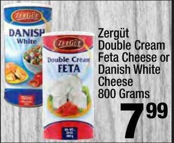 Super King Markets Zergüt Double Cream Feta Cheese Or Danish White Cheese offer