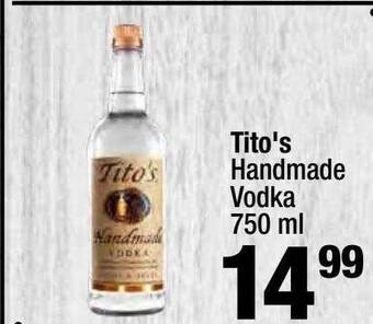 Super King Markets Tito's Handmade Vodka offer