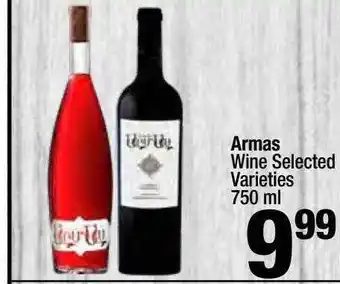 Super King Markets Armas Wine Selected Varieties offer