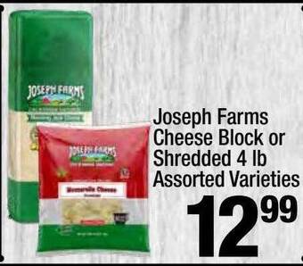 Super King Markets Joseph Farms Cheese Block Or Shredded offer