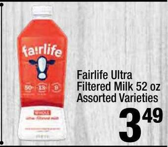 Super King Markets Fairlife Ultra Filtered Milk offer
