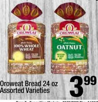 Super King Markets Oroweat Bread offer