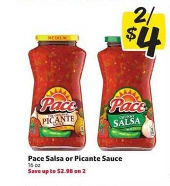Winn Dixie Pace Salsa Or Picante Sauce offer