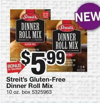 Giant Food Streit's Gluten-free Dinner Roll Mix offer