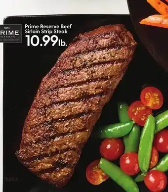 Hy-Vee Prime Reserve Beef Sirloin Strip Steak offer