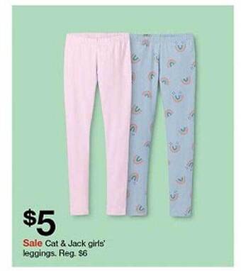 Target Cat & Jack Girls' Leggings offer