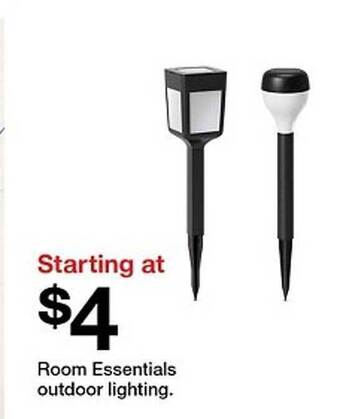 Target Room Essentials Outdoor Lighting offer