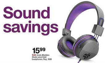 Target Jlab Jbuddies Studio Wired Kids' Headphones offer