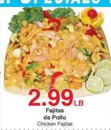 Arteagas Food Center Fajitas De Pollo Chicken Fajitas offer