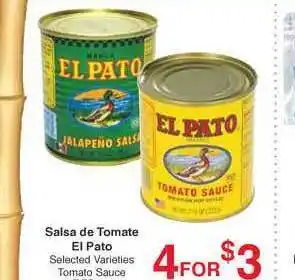 Arteagas Food Center Salsa De Tomate El Pato Tomato Sauce offer