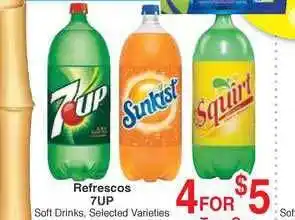 Arteagas Food Center Refrescos 7UP Softdrinks offer