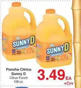 Arteagas Food Center Ponche Citrico Sunny D Citrus Punch offer