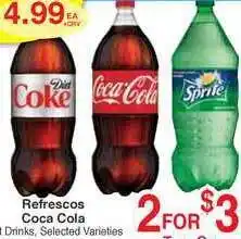 Arteagas Food Center Refrescos Coca Cola Drinks offer