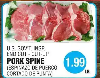 Carnicerias Jimenez Pork Spine offer