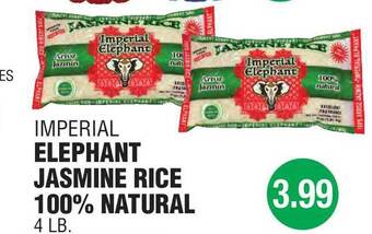 Carnicerias Jimenez Imperial Elephant Jasmine Rice 100% Natural offer