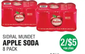 Carnicerias Jimenez Sidral Mundet Apple Soda offer