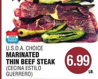 Carnicerias Jimenez Marinated Thin Beef Steak offer