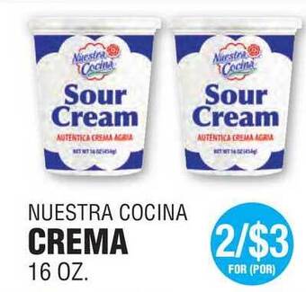 Carnicerias Jimenez Nuestra Cocina Crema offer