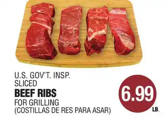 Carnicerias Jimenez Sliced Beef Ribs For Grilling offer