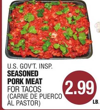 Carnicerias Jimenez Seasoned Pork Meat offer