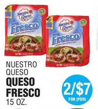 Carnicerias Jimenez Nuestro Queso Queso Fresco offer