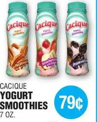 Carnicerias Jimenez Cacique Yogurt Smoothies offer