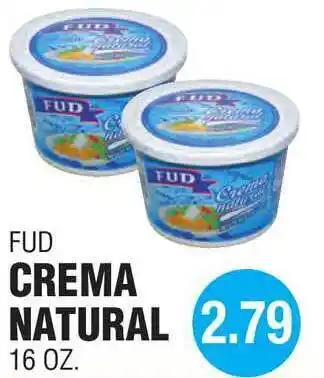 Carnicerias Jimenez Fud Crema Natural offer