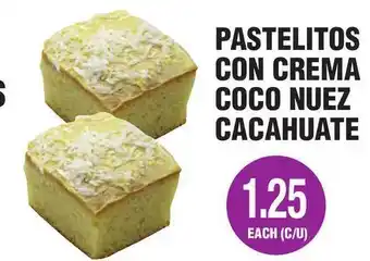 Carnicerias Jimenez Pastelitos Con Crema Coco Nuez Cacahuate offer