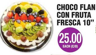Carnicerias Jimenez Choco Flan Con Fruta Fresca 10 offer
