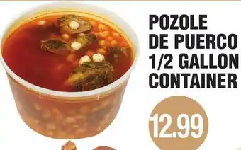 Carnicerias Jimenez Pozole De Puerco 1-2 Gallon Container offer