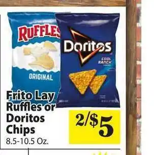 Frito Lay Ruffles Or Doritos Chips