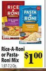 Food Giant Rice-A-Roni Or Pasta-Roni Mix offer