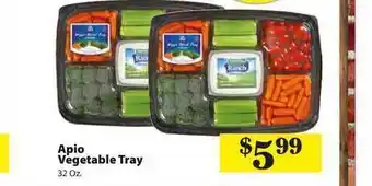 Apio Vegetable Tray