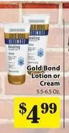 Food Giant Gold Bond Lotion Or Cream offer