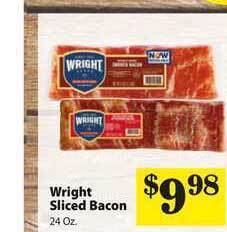 Wright Sliced Bacon