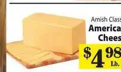 Food Giant Amish Classic American Cheese offer