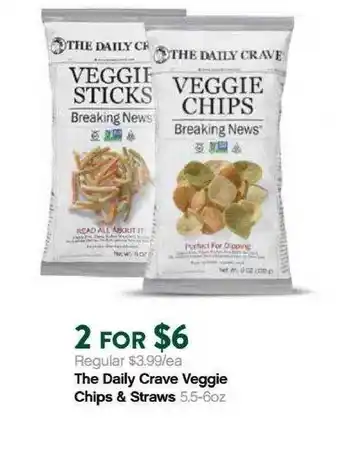 The Daily Crave Veggie Chips & Straws
