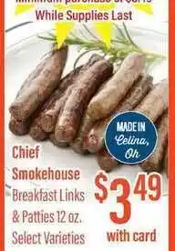 Remke Chief Smokehouse Breakfast Links offer