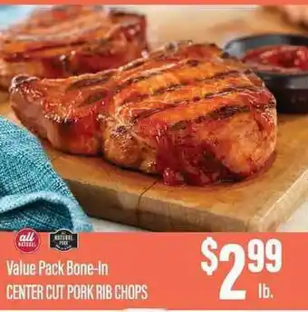 Value Pack Bone-In Center Cut Pork Rib Chops