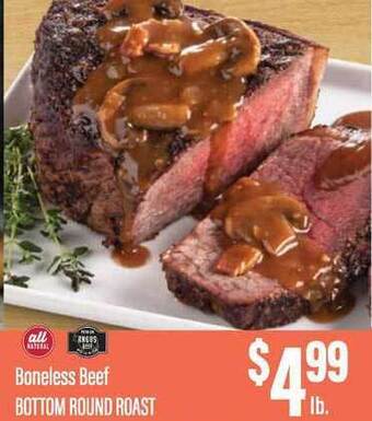 Remke Boneless Beef Bottom Round Roast offer