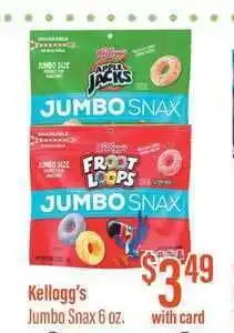 Remke Kellogg's Jumbo Snax offer