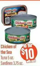 Remke Chicken Of The Sea Tuna , Sardines offer