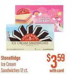 Remke StoneRidge Ice Cream Sandwiches offer