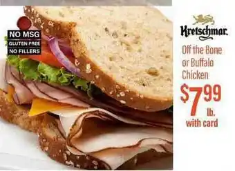 Remke Off The Bone Or Bufalo Chicken offer